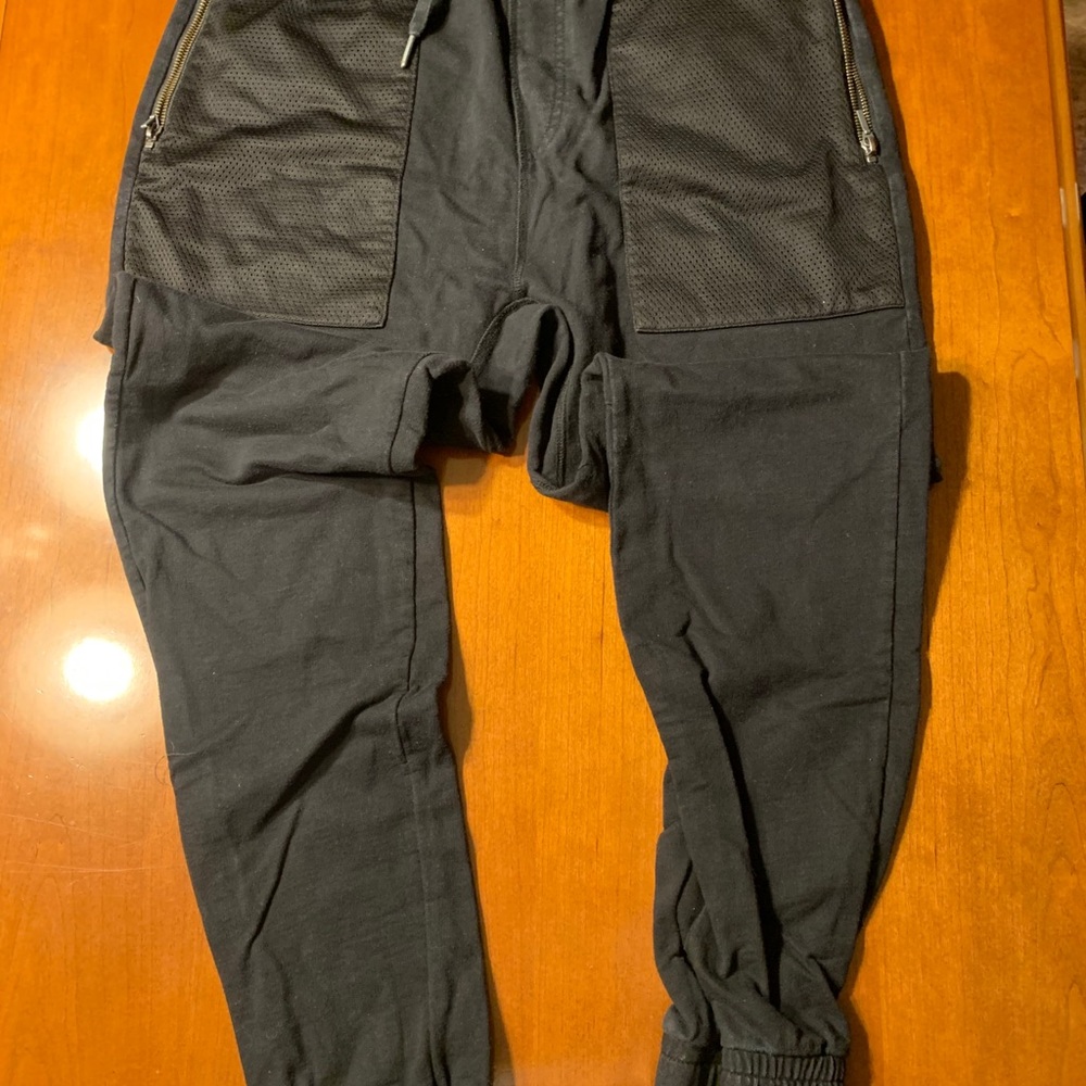 Zanerobe black jogger sweats